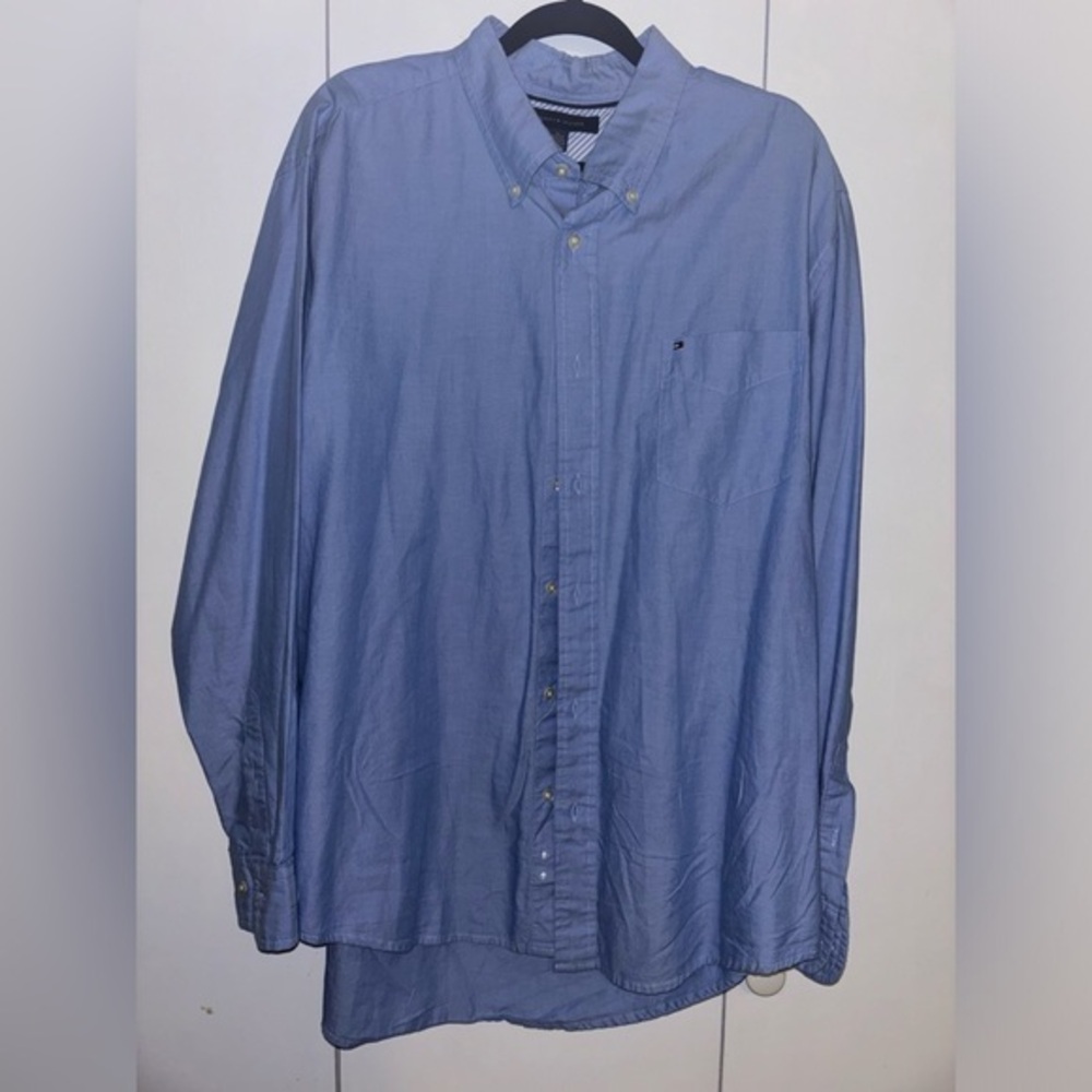 Tommy Hilfiger button down- blue